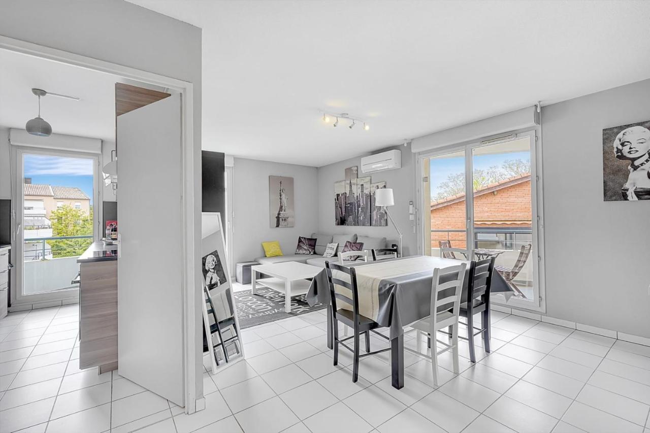 Appartement Sublime 64m avec 2 balcons pour 6pers à Toulouse Extérieur photo
